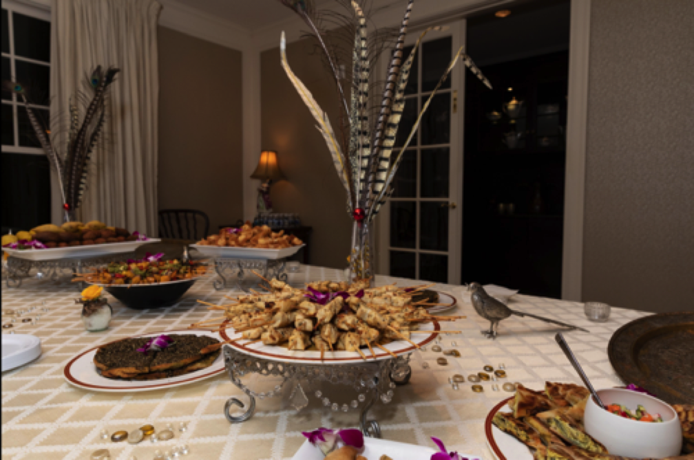 Ambassador Yasseen offered a feast as elegant as it was delicious.